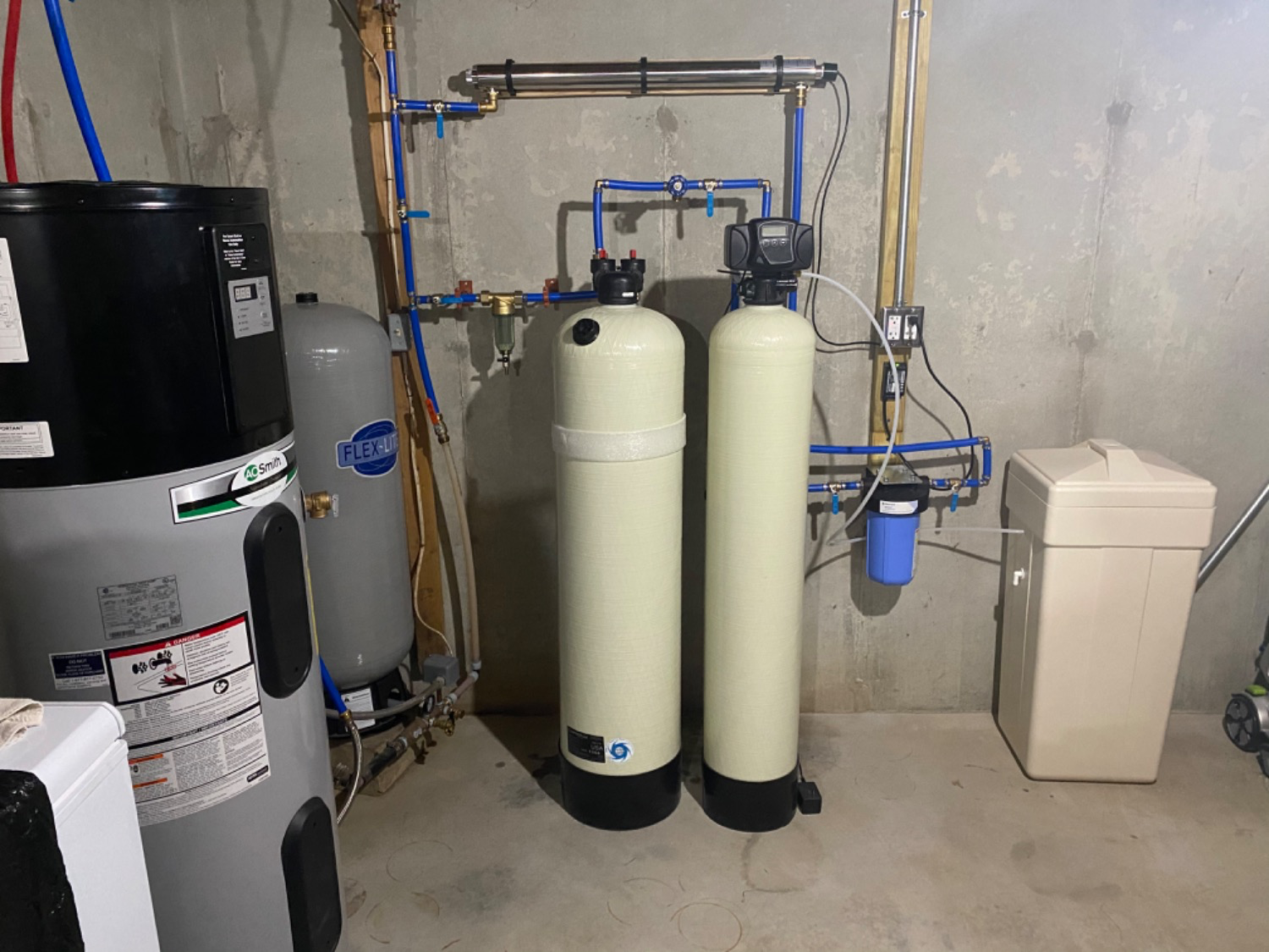 Kevin Licht water softener installation
