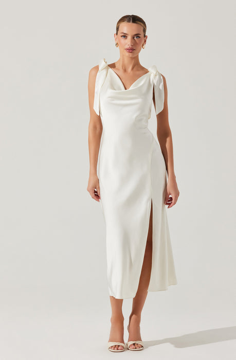 Allexina Satin Midi Dress - ASTR the Label