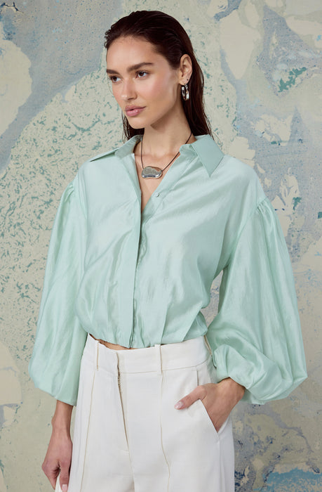 新品 Ameri MADISON BALLOON SLEEVE TOP Softscape Oversized Balloon Sleeve Sweater - BACK IN STOCK