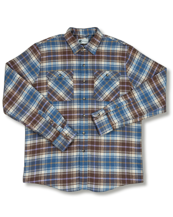 Soft Flannel Shirt for Men in 100% Cotton, The Grand Flannel in