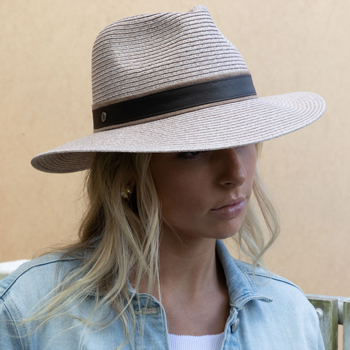 RIGON HEADWEAR Pana-Mate® Fedora - Natural - Botanex display picture 1