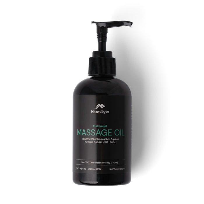 Max Relief Massage Oil – Blue Sky Ventures