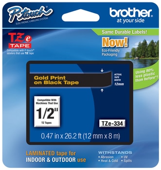 LM Tape Compatible TZe-S551 1 Black On Blue Extra Strength Tape