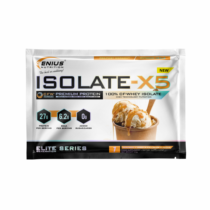 ISOLATE-X5 33g Sachet by Genius Nutrition®