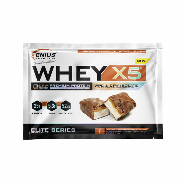 WHEY-X5 Plic 33g | Genius Nutrition®