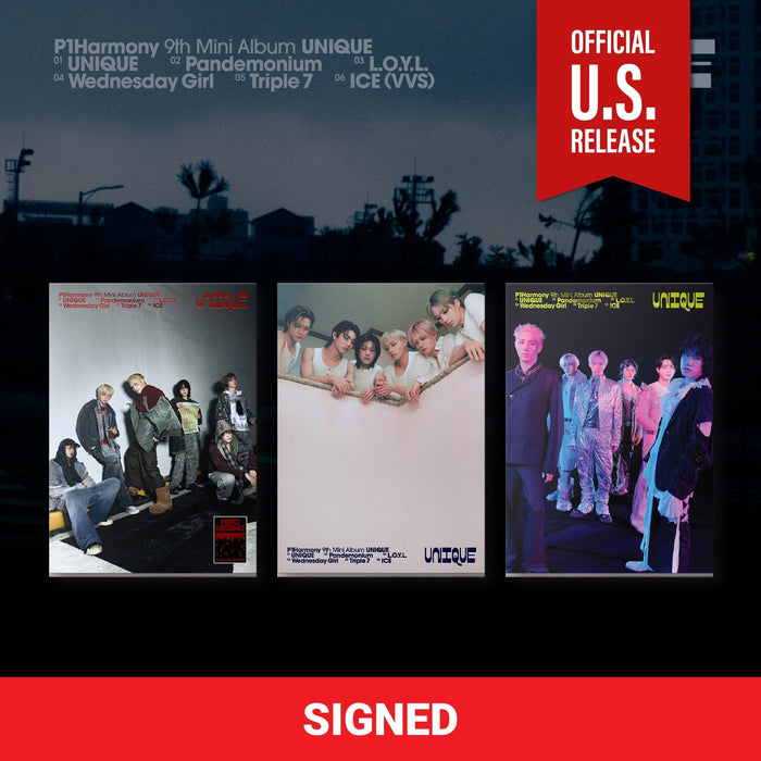P1Harmony UNIQUE 9th Mini Album Photobook Ver. | Pre-Order – Kpop