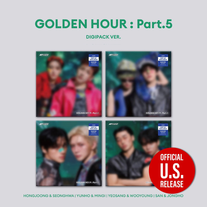 ATEEZ GOLDEN HOUR Part.5 Unit Digipack Ver – 4 Unit Versions
