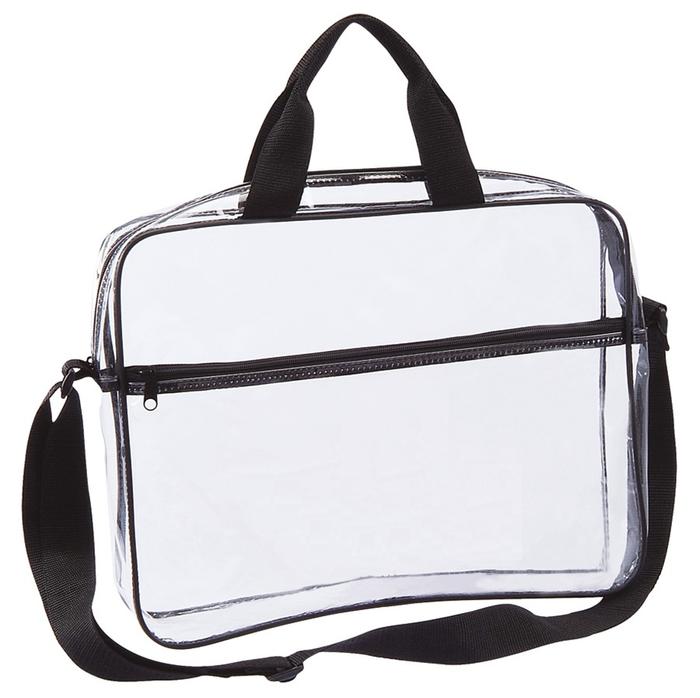 Large Clear Tote Bag with zipper closure – Clear-Handbags.com