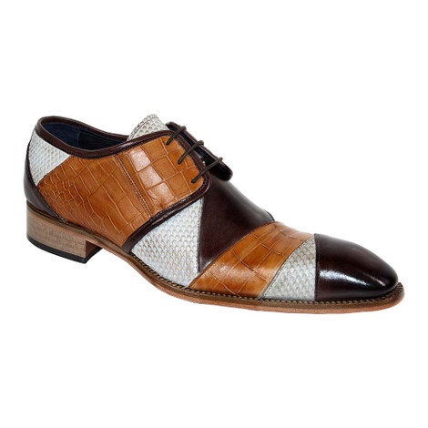 Ugo Vasare Jason Spade Lace-up Derby Loafer Burgundy Calf-skin Leather Mens 13 Ugo Vasare Jason Sr Burgundy Lace Up Oxford Shoes main image 2