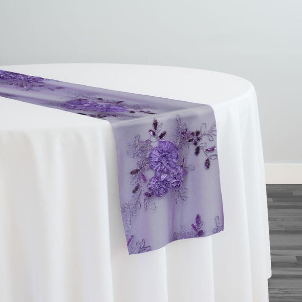 Ribbon Mesh Lace Table Runners | Urquid Linen
