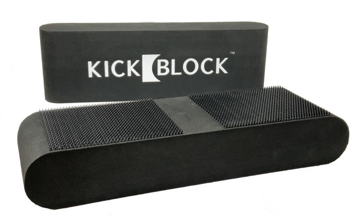 KickBlock™ - World's Best Bass Drum Stabilizer (Stealth Black