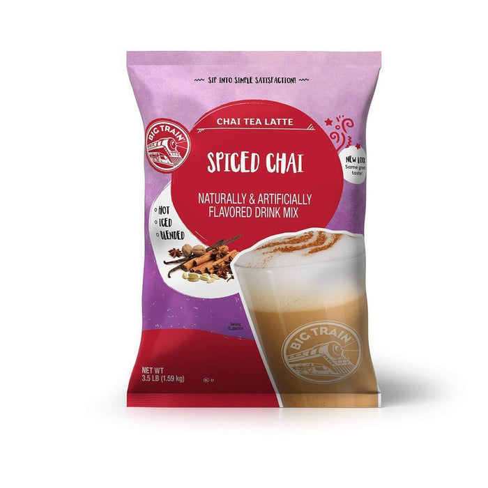 Big Train Spiced Chai Tea Latte Mix – 3.5 lb Bag | J.L. Hufford