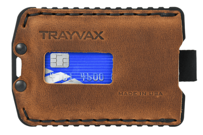 Ascent Wallet | Black Mississippi Mud | High-Quality Metal and Leather