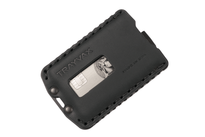 GLAY TERU ピック　AMEX Ascent UL Wallet | Black Stealth Black| High-Quality Metal and Leather