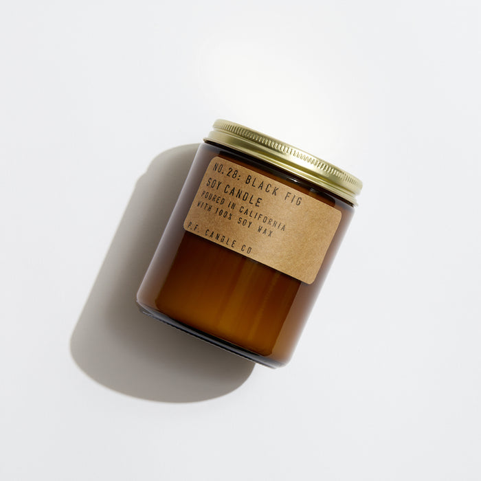 tobacco and fig candle Soy Jar - & Leaf With hints of fig Brown Sugar + Fig Aromatherapy