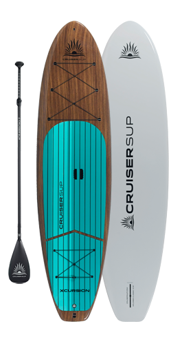 2026 Cruiser SUP V-MAX Woody 12' Hybrid-Touring Paddle Board Package