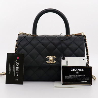 Chanel 19S Pearl Mini Rectangular Flap with light gold hardware