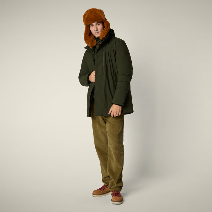 Men's Coat Sesle in Land Green - Save The Duck