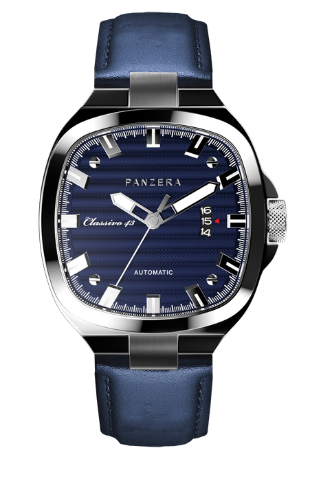 Montre Panzera Aquamarine 45Q - Homme, Quartz, Verre Saphir, étanche 200m - Neuf