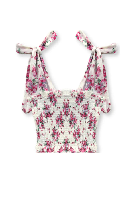 TWEEN CLAUDIA PRINTED ATHLETIC CROPPED CAMI – KatieJNYC