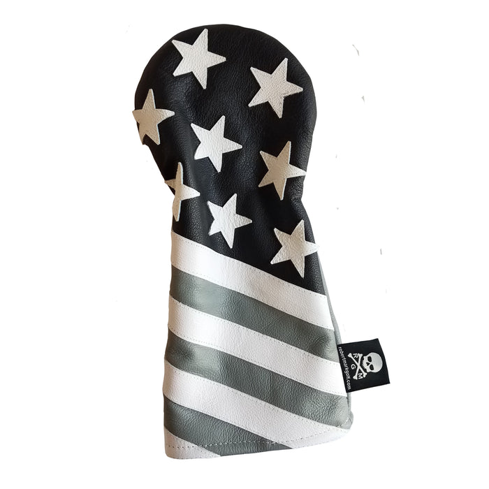 NEW! Monochromatic USA Flag Headcover – Robert Mark Golf