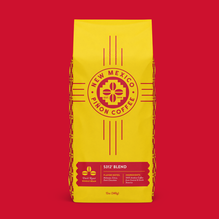 12oz 5312 Blend Medium Roast Whole Bean – New Mexico Piñon Coffee
