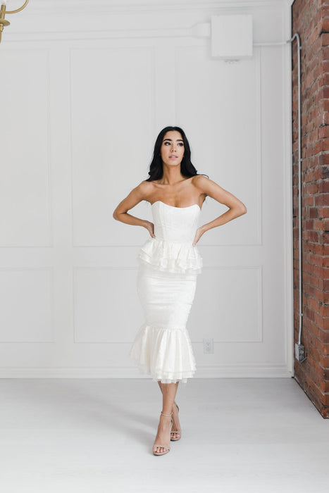 sexy engagement dress Bridal Shower Dress Engagement Dress Second Wedding Dress White Wedding Dress Beach Wedding Dress Sexy Wedding Dress