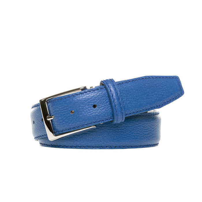 Blue Designer Belt | Leather Belts | Roger Ximenez