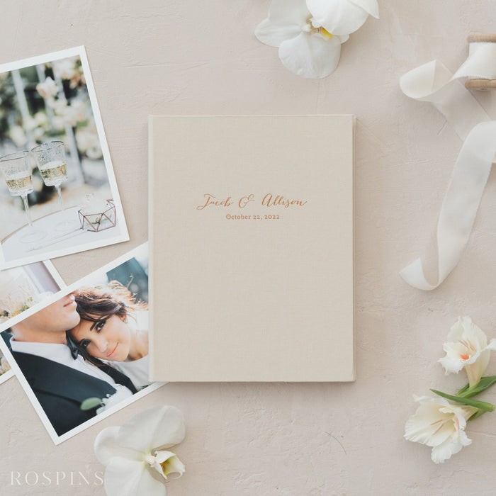 Linen Matted Folio - Ivory product image