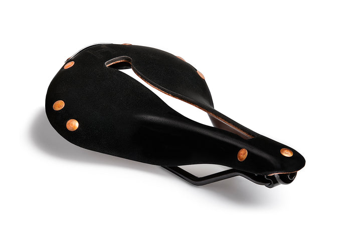 X1 - Black w/Gunmetal Rivets (B Stock) – Selle Anatomica