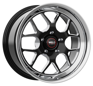 WELD Solana Street Black Wheel C6 C7 Z06 Corvette 18x12 | 5x120.65