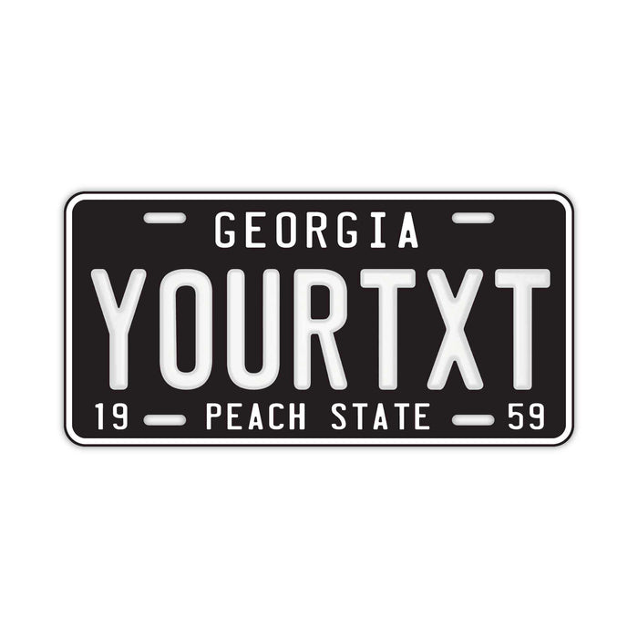 大・US車用】アラバマ59/オリジナルアメリカエンボスナンバープレート