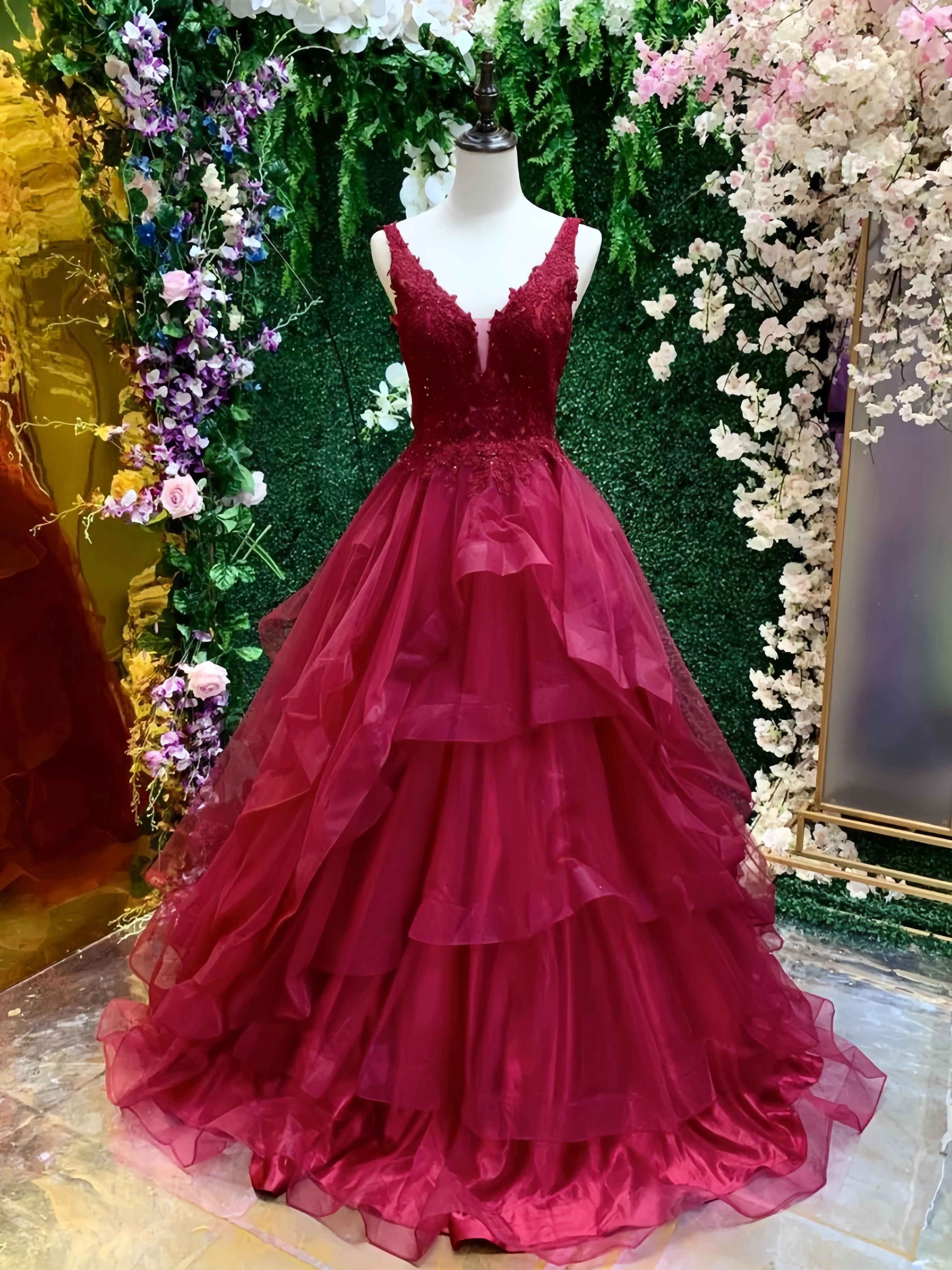open lace back dress Sherri Hill Open Back Sequin Prom Dress 56860