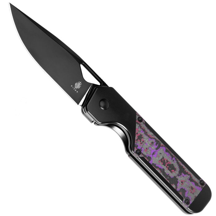 Kizer ZX-FK03A4 Pioneer (20CV, Drop Point, Stonewashed, Titanium