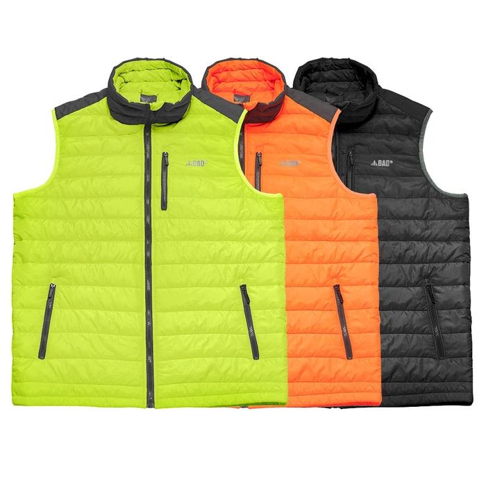 BAD® HI-VIS MEN'S LIGHTWEIGHT DOWN PUFFER VEST