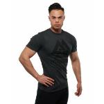 Herre t-shirt i mørkegrå med logo